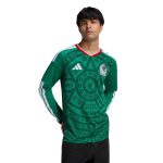 adidas 2026 Mexico Men's Stadium Home Long-Sleeve Soccer Jersey - Image 3