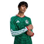 adidas 2026 Mexico Men's Stadium Home Long-Sleeve Soccer Jersey - Image 5