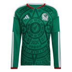 adidas 2026 Mexico Men's Stadium Home Long-Sleeve Soccer Jersey