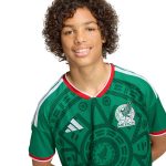 adidas 2026 Mexico Youth Stadium Home Soccer Jersey - Image 5