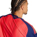 adidas 2026 Spain Men's Authentic Home Long-Sleeve Soccer Jersey - Image 6
