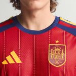 adidas 2026 Spain Men's Authentic Home Long-Sleeve Soccer Jersey - Image 8