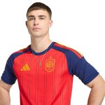 adidas 2026 Spain Men's Stadium Home Soccer Jersey - Image 5