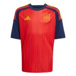 adidas 2026 Spain Youth Stadium Home Soccer Jersey