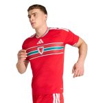 adidas 2026 Wales Men's Stadium Home Soccer Jersey - Image 5
