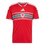 adidas 2026 Wales Men's Stadium Home Soccer Jersey