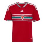 adidas 2026 Wales Youth Stadium Home Soccer Jersey