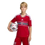 adidas 2026 Wales Youth Stadium Home Soccer Jersey - Image 5
