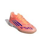 adidas Junior F50 League Indoor Soccer Shoes - Coral Blaze Pack (FA25) - Image 3