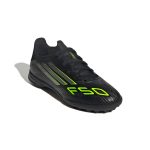 adidas Junior F50 League Turf Soccer Shoes - Electric Stealth Pack (FA25) - Image 3