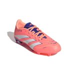 adidas Junior Predator League Firm/Multi Ground Soccer Cleats - Coral Blaze Pack (FA25) - Image 3