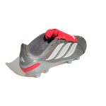 adidas Junior Predator League Fold-Over Tongue Firm Ground Soccer Cleats - Finishers Steel Pack (SP26) - Image 4
