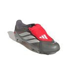 adidas Junior Predator League Fold-Over Tongue Firm Ground Soccer Cleats - Finishers Steel Pack (SP26) - Image 3