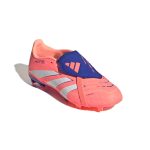 adidas Junior Predator League Fold-Over Tongue Firm/Multi Ground Soccer Cleats - Coral Blaze Pack (FA25) - Image 3