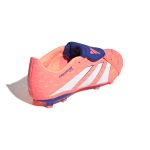 adidas Junior Predator League Fold-Over Tongue Firm/Multi Ground Soccer Cleats - Coral Blaze Pack (FA25) - Image 4