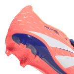 adidas Junior Predator League Fold-Over Tongue Firm/Multi Ground Soccer Cleats - Coral Blaze Pack (FA25) - Image 8