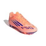 adidas Kids F50 Club Firm/Multi Ground Soccer Cleats - Coral Blaze Pack (FA25) - Image 3