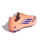 adidas Kids F50 Club Firm/Multi Ground Soccer Cleats - Coral Blaze Pack (FA25) - Image 4