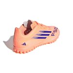 adidas Kids F50 Club Turf Soccer Shoes - Coral Blaze Pack (FA25) - Image 4