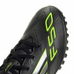 adidas Kid's F50 Club Turf Soccer Shoes - Electric Stealth Pack (FA25) - Image 7