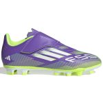 adidas Kids F50 Club Velcro Firm/Multi Ground Soccer Cleats - Radiant Blaze Pack (FA25)