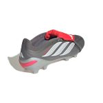 adidas Predator League Fold-Over Tongue Firm Ground Soccer Cleats - Finishers Steel Pack (SP26) - Image 4