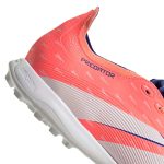 adidas Predator League Fold-Over Tongue Turf Soccer Shoes - Coral Blaze Pack (FA25) - Image 8
