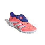 adidas Predator League Fold-Over Tongue Turf Soccer Shoes - Coral Blaze Pack (FA25) - Image 3