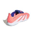 adidas Predator League Fold-Over Tongue Turf Soccer Shoes - Coral Blaze Pack (FA25) - Image 4