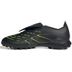 adidas Predator League Fold-Over Tongue Turf Soccer Shoes - Electric Stealth Pack (FA25) - Image 2