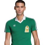 adidas 1986 Mexico Men's Retro Stadium Home Soccer Jersey - Image 5