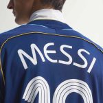 adidas 2006 Argentina Men's Retro Stadium Away Messi #19 Soccer Jersey - Image 8