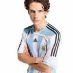 adidas 2006 Argentina Men's Retro Stadium Home Soccer Jersey - Image 5