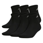 adidas Men's Athletic Cushioned 6-Pack Quarter Socks - Image 5