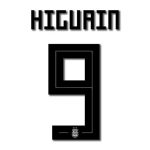 Argentina 2018 Home Higuain #9 Jersey Name Set
