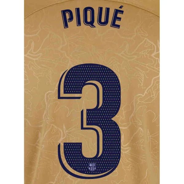 Barcelona 2022/23 Away Pique #5 Jersey Name Set