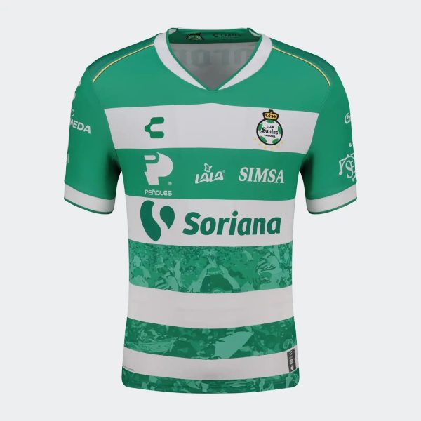 Charly 2025-26 Santos Men's Stadium Home Soccer Jersey