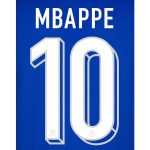 France 2024/25 Home Mbappe #10 Jersey Name Set