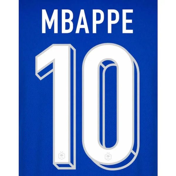 France 2024/25 Home Mbappe #10 Jersey Name Set