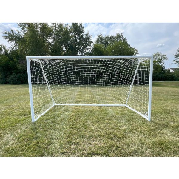 Gared Touchline® Striker 3" Round-Frame Aluminum Soccer Goal, 6' x 12'