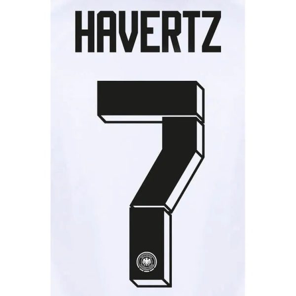 Germany 2024/25 Home Havertz #7 Jersey Name Set