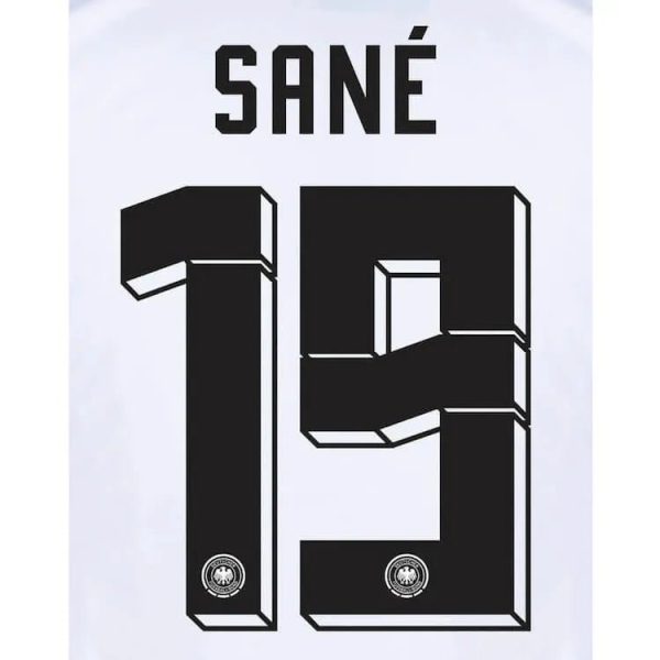 Germany 2024/25 Home Sane #19 Jersey Name Set