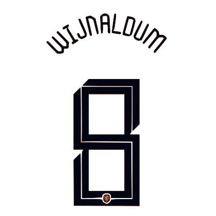 Holland 2020/21 Home Wijnaldum #8 Jersey Name Set