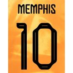 Holland 2022-23 Home Memphis #10 Jersey Name Set