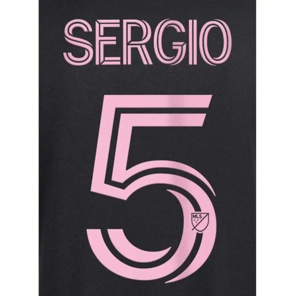 Inter Miami 2023-Away Sergio #5 Jersey Name Set