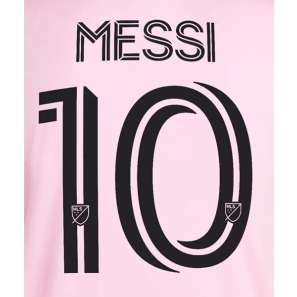 Inter Miami 2023/24 Home Messi #10 Youth Jersey Name Set