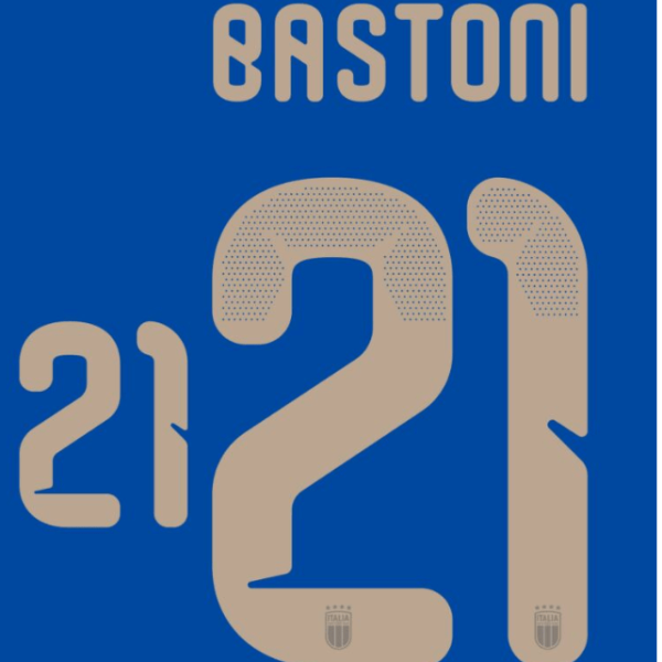 Italy 2026 Home BASTONI #21 Official Name Set