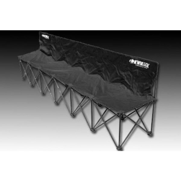 Kwik Goal 6 Seat Bench Black