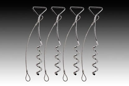 Kwik Goal Portable Auger Anchors (4/Set)
