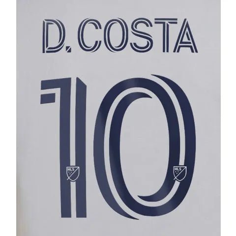 LA Galaxy 2022/24 Home D. Costa #10 Jersey Name Set